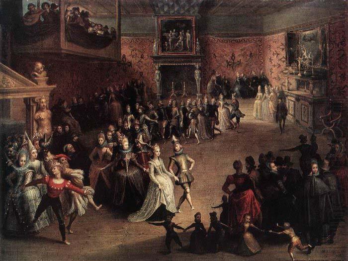 The Ball at the Court, unknow artist